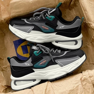 【Venous】2025 New Original รองเท้าผู้ชายสีดำแบบกีฬา รองเท้าผ้าใบผู้ชายแบบเบา รองเท้าผ้าใบแฟชั่นผู้ชาย