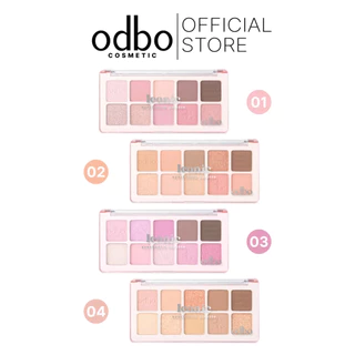 Odbo Iconic Eyeshadow Palette 7g โอดีบีโอ ไอโคนิค อายแชโดว์ พาเลท OD2029 (1 ชิ้น)