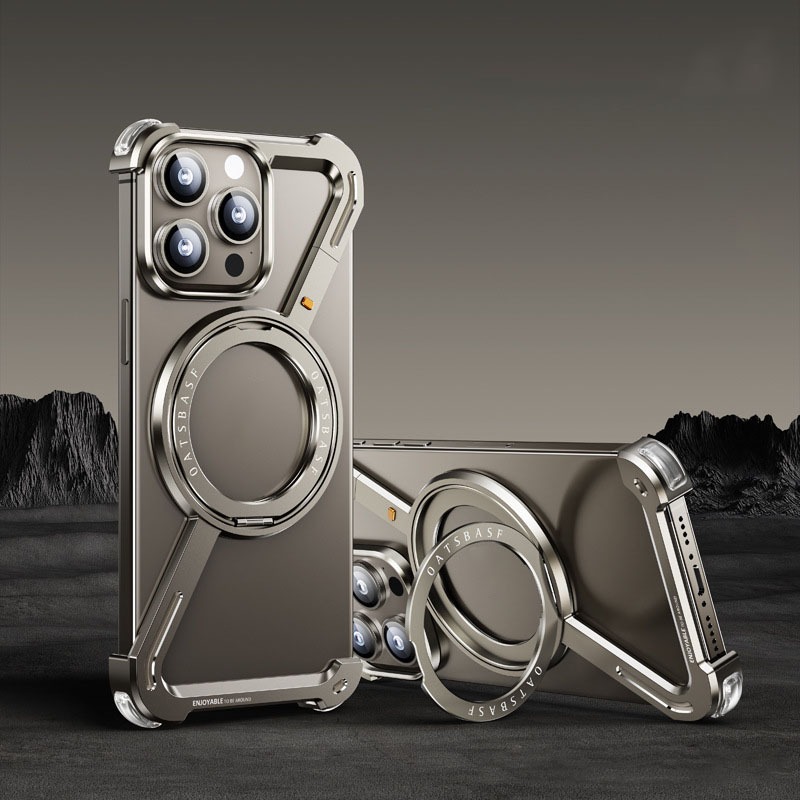 weleda1 เคสโทรศัพท์ โลหะ กันกระแทก บางพิเศษ สําหรับ iPhone 15 Pro