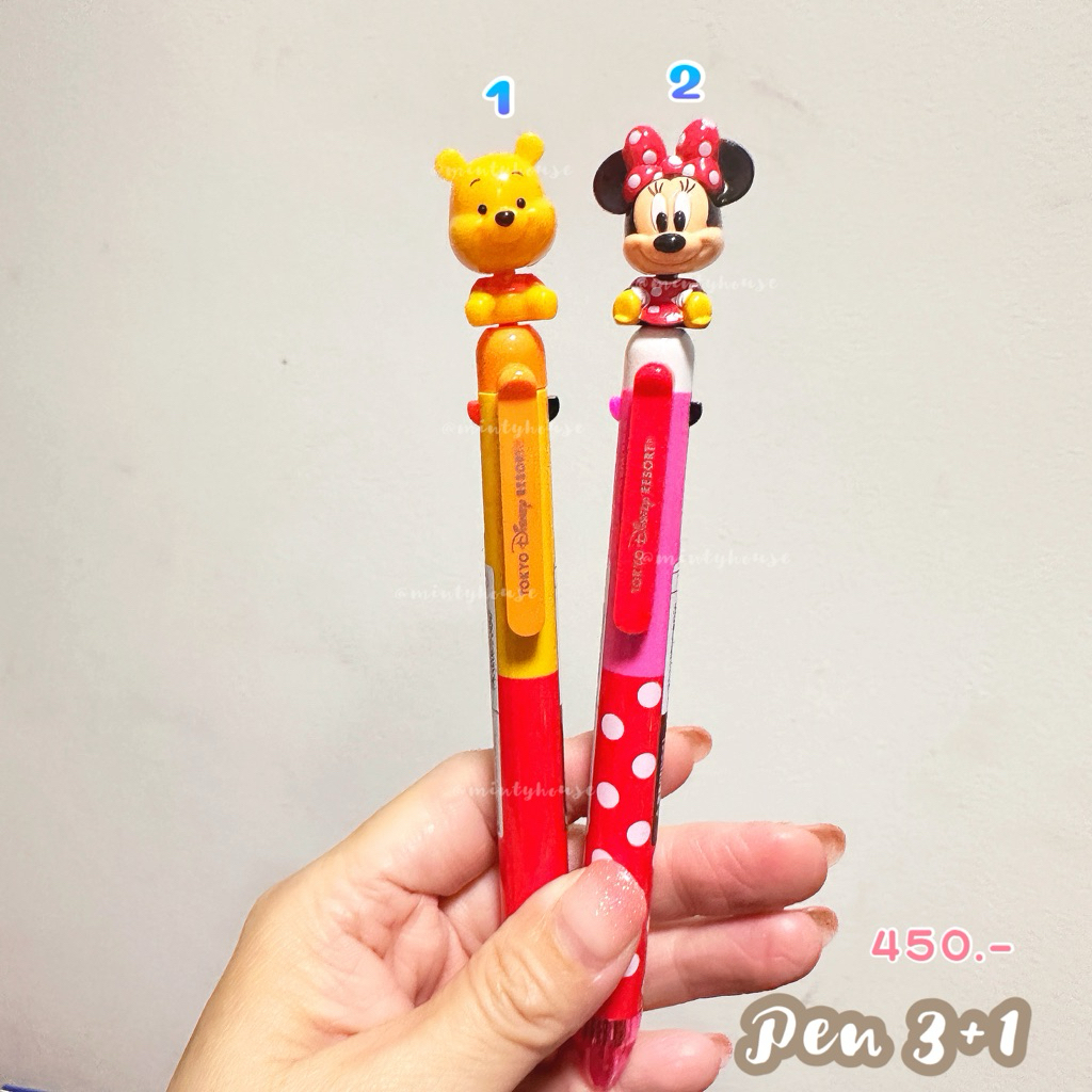 (พร้อมส่ง) ปากกาหัวโต หัวสั่น tokyodisneyresort restock 5.4/2025