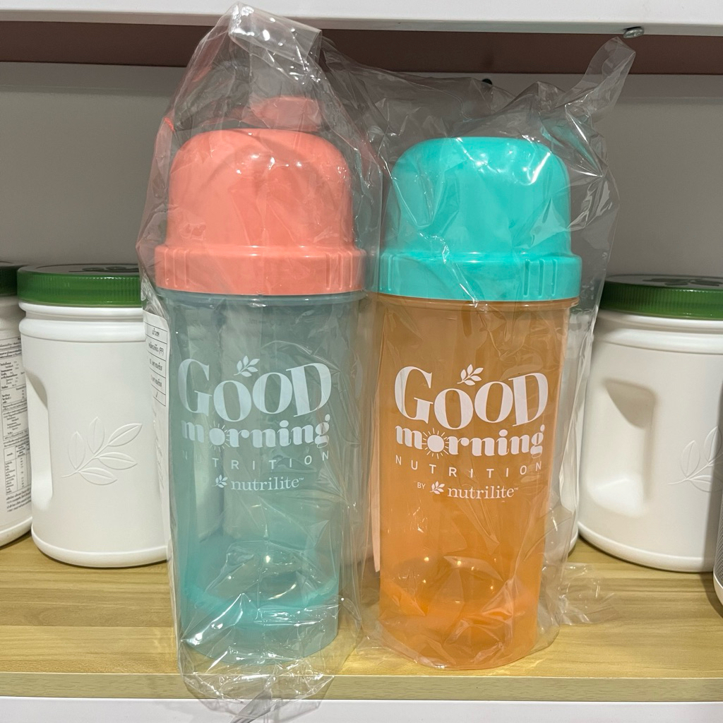 กู๊ดมอร์นิ่ง แก้วเชค 900 ml💕มีให้เลือก 2 สี ฝาชมพู & ฝาเขียว💕ของแท้ชอปไทย💕ร้าน￼ Atmeshop168💕