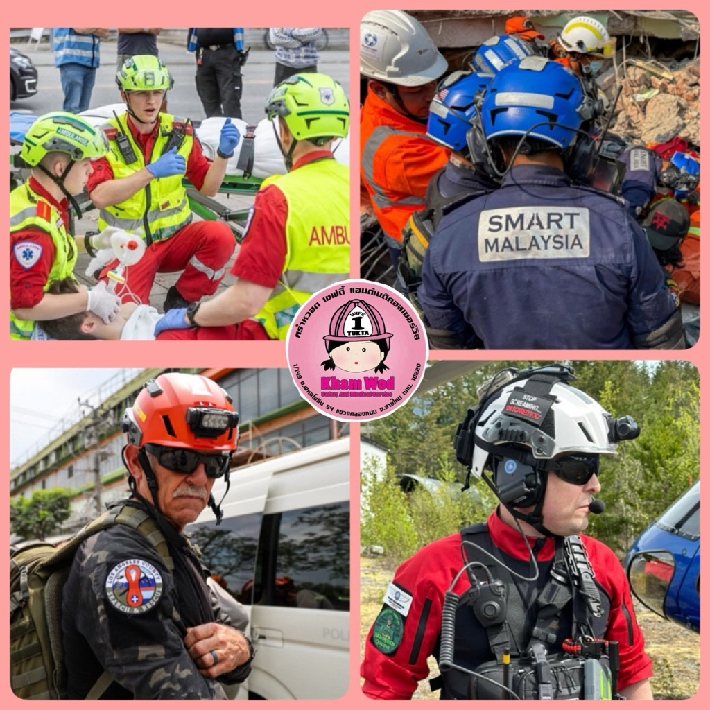 💖คร่ำหวอดเซฟตี้ หมวกTeam Wendy Sar Tactical กู้ภัย Swift Water Safety กู้ชีพ Sar Backcountry