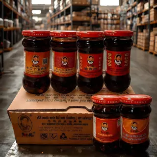 LaoGanMa ยกลัง📦 น้ำพริกเหล่ากันมา รสไก่,พริกทอดผสมถั่วลิสง,เต้าเจี้ยว,กะหล่ำปม,พริกทอดหอมหัวใหญ่ และ น้ำพริกหมู