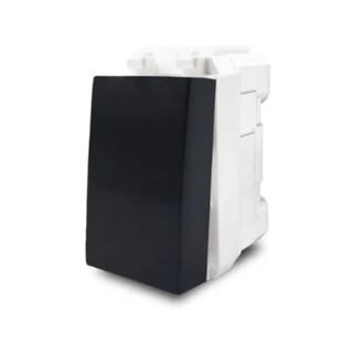 NANO สวิตช์ 4 ทาง ขนาด 1 ช่อง Classic series สีดำ รุ่น NN-SW401 NN-SW401B