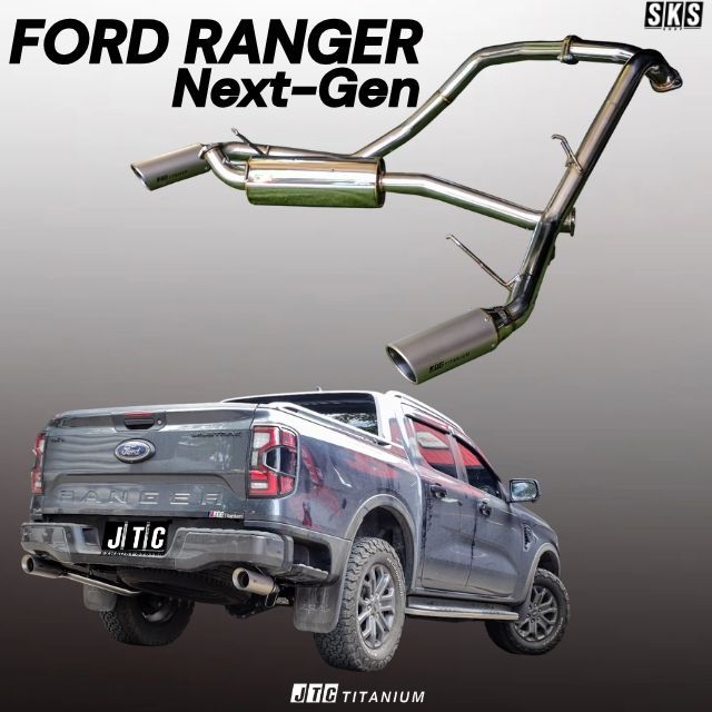 ท่อคู่ FORD RANGER Next-Gen - JTC TITANIUM