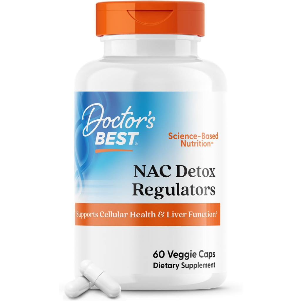 Doctor's Best NAC Detox Regulators เพื่อสุขภาพตับ สูตรสำหรับนักดื่ม นักกิน นักเที่ยว ของแท้จากอเมริกา