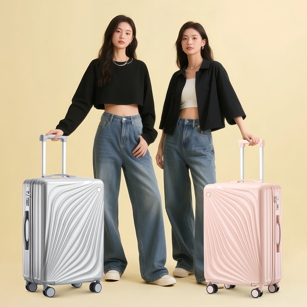 กระเป๋าลาก baggage luggage กระเป๋าเดินทาง ล้อลาก ความจุสูง 20/24/28 นิ้ว กันน้ำ วัสดุ PC ล้อสากล 360° carry on luggage