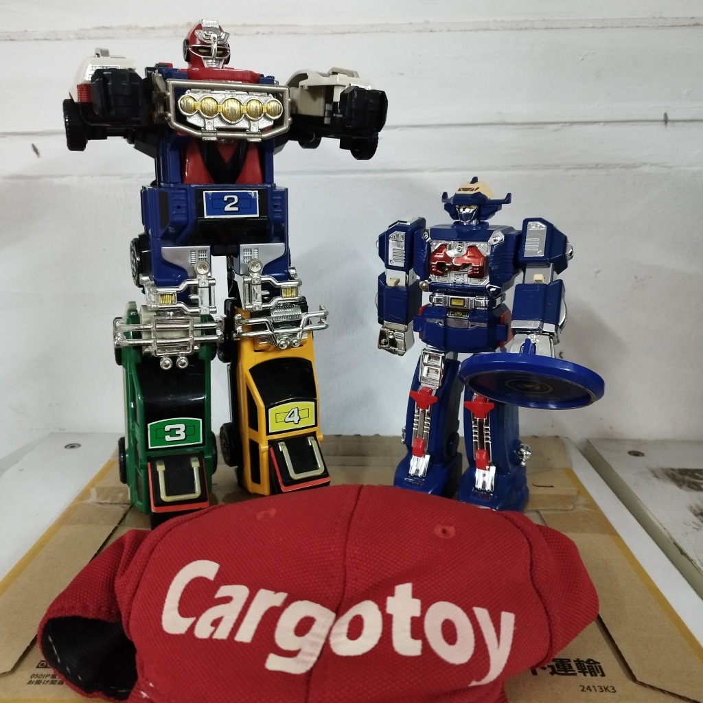 Dx Sentai Rv Robo + ST Mega หุ่นยนต์เซนไต อาร์วี โรโบ สภาพมือสองหายาก ในญี่ปุ่นยังหากันให้ควัก มีชุด