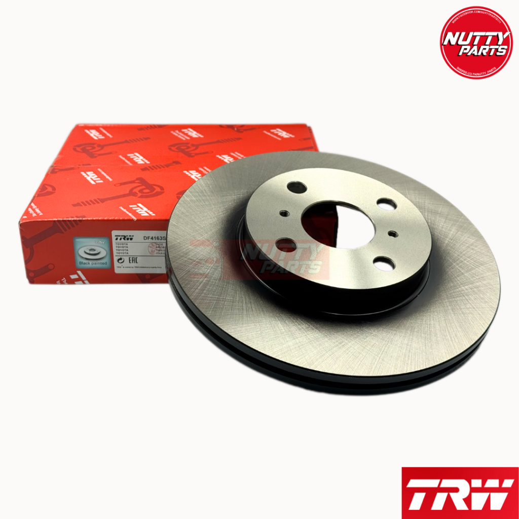 TRW จานเบรคหน้า TOYOTA VIOS NCP42 ปี 02-07 DF4163S DF4163
