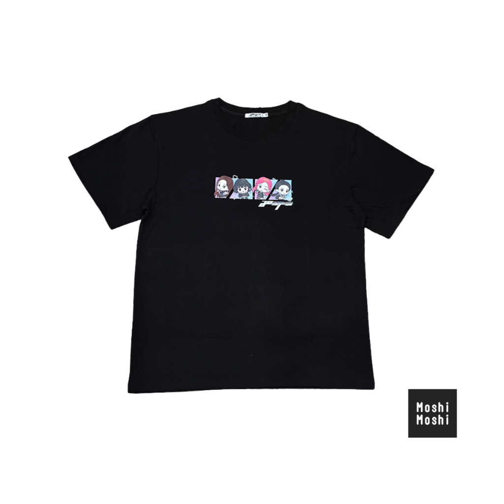 Moshi Moshi x aespa T-Shirt (Free Size / Over Size) เสื้อยืด ลิขสิทธิ์แท้ รุ่น 6100006085 และ 610000