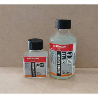 AMSTERDAM Acrylic varnish matt 115 น้ำยาผสมสีอะคริลิคด้าน ขน…