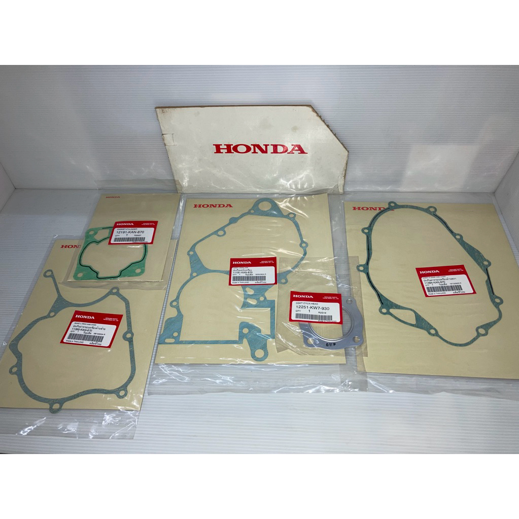 ปะเก็นเครื่อง โนวา เทน่า สมาย เซล่า HONDA Nova Tena Cela Smile 2T บูท ปลอกสลัก แคร้ง (แท้ศูนย์ฮอนด้า)