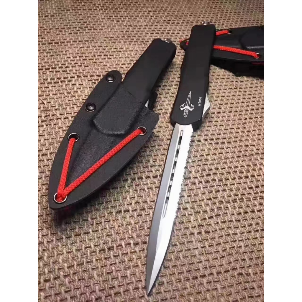 Microtech ไมโครเทคพิษ OTF poison ขอบวัสดุ: 440c ความแข็ง: 59HRC ก้านวัสดุ: โลหะผสมสังกะสีอลูมิเนียม