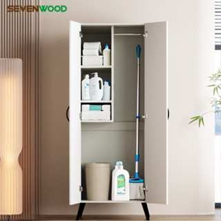 SEVENWOOD ตู้เก็บของ ตู้วางของ ตู้สูง เคาเตอร์ครัว อเนกประสง…