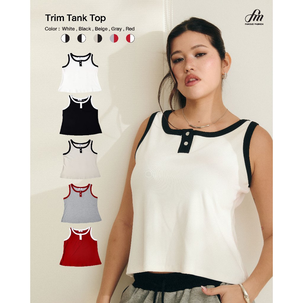 Trim Tank Top #FMBL-F1T509
