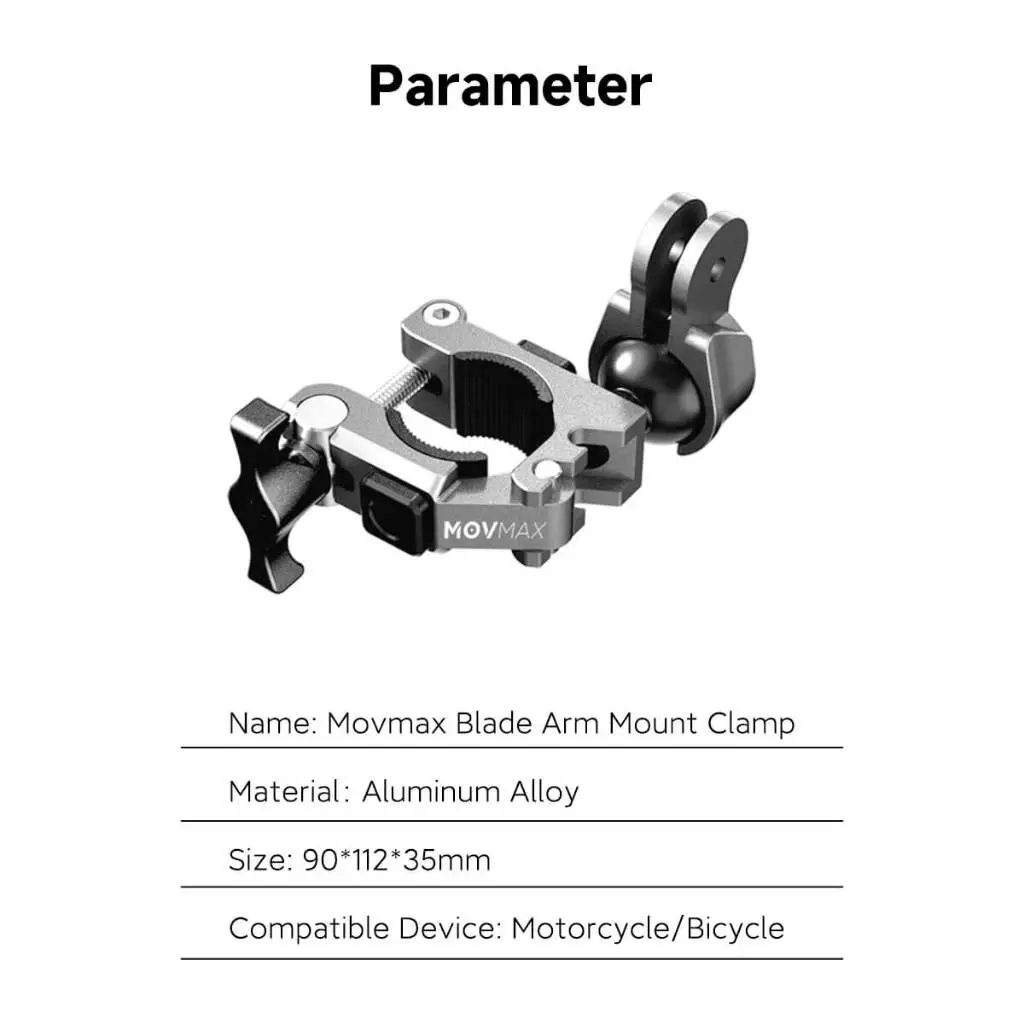 [กรุงเทพฯส่งด่วน] Movmax Blade Arm Mount Clamp ขายึดแขนกันสั่น สำหรับรถถ่ายทำ - รูปที่ 4