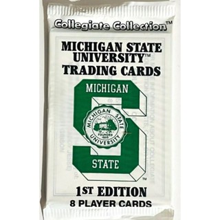 (Sealed Pack) ซองสุ่มการ์ดนักกีฬา MICHIGAN STATE SPARTANS TR…