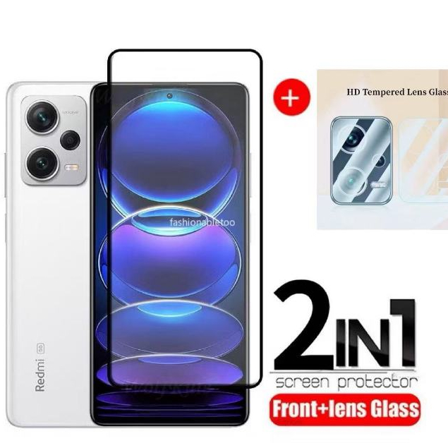ฟิล์มกระจก เต็มจอ สำหรับ Xiaomi Redmi Note 13 12 Pro Plus / Redmi Note12 4G