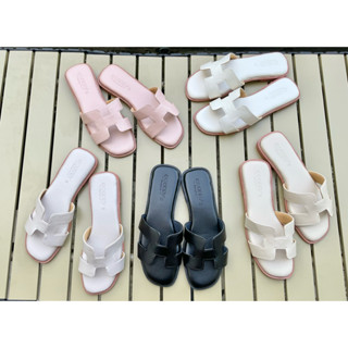 Bv 16 รองเท้าแฟชั่นหน้าH by GOODDY รุ่นสีพาสเทลพื้นนุ่มพิเศษ