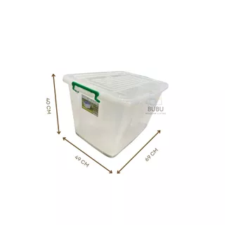 กล่องพลาสติกอเนกประสงค์ K-1000 (90 L) มีล้อเลื่อน UNI WARE | กล่องเก็บของ กล่องพร้อมฝาปิด เกรด A