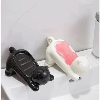 🏷️[Home] ที่วางสบู่ ที่วางในห้องน้ํา soap dish ที่วางฟองน้ํา/กล่องสบู่ จานสบู่ระบายน้ําได้