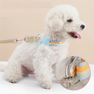 เสื้อรัดอกหมา สุนัข แมว Dog Harness เชือกจูงสุนัข สายรัดหน้าอก รูปตัวYแบบสะท้อนแสง สายจูงสัตว์เลี้ยง