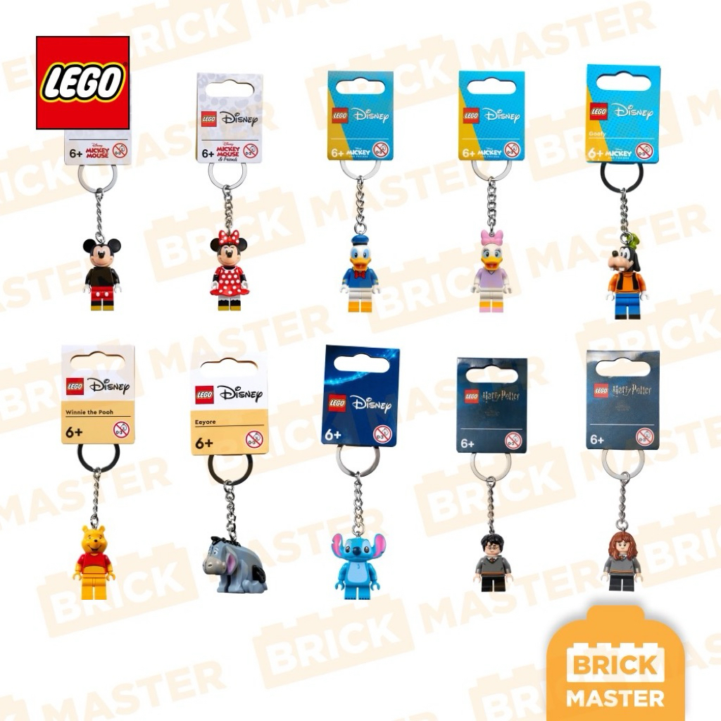 Lego Keychain Disney Marvel เลโก้ของแท้ ดีสนี่ย์ พวงกุญแจ
