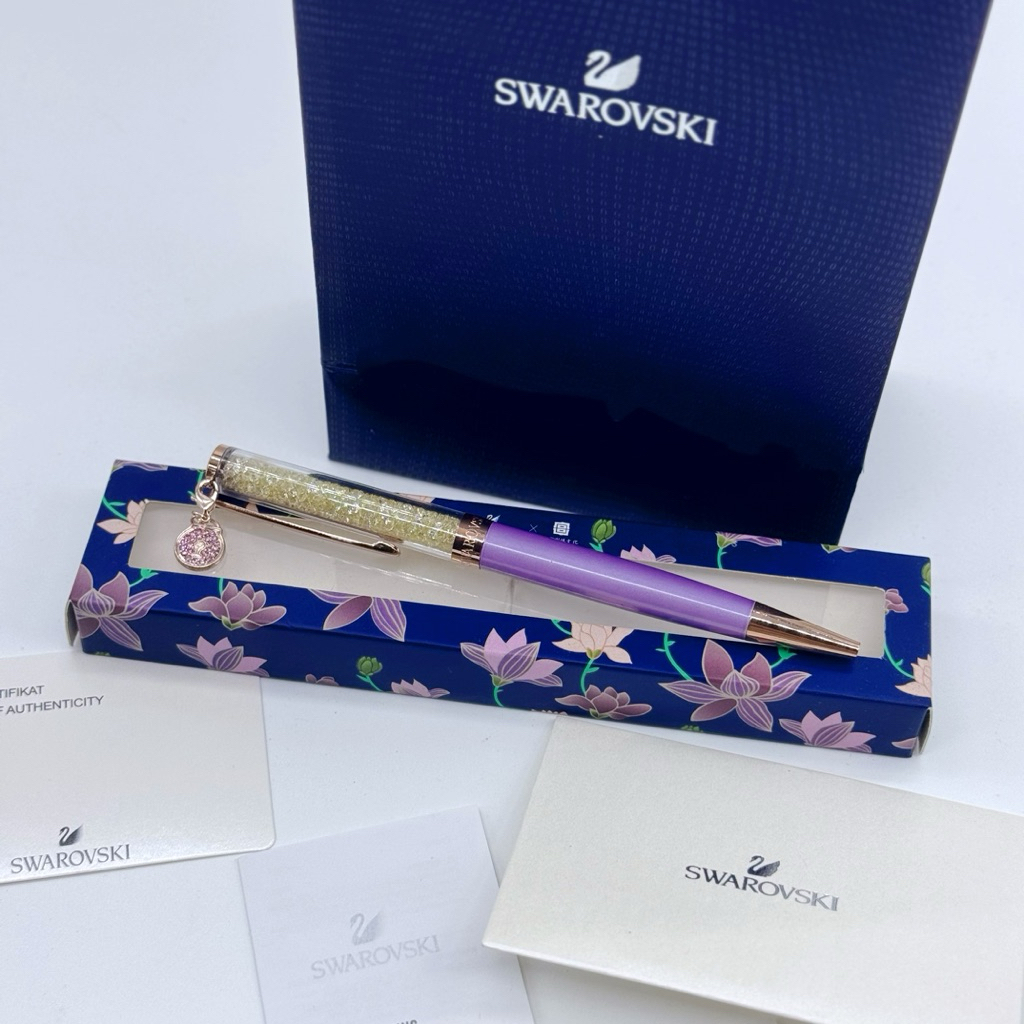 🇹🇭พร้อนส่ง ในไทย🇹🇭 ของแท้100%ปากกาลูกลื่น Swarovsk ปากกาคริสตัลของขวัญวันเกิดให้แฟนเพื่อนร่วมชั้นครูเพื่อนของขวัญธุรกิจ