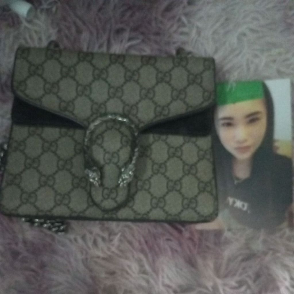 กระเป๋าแบรนด์เนม Gucci มือ2 เปา miners ดอกกุหลาบ