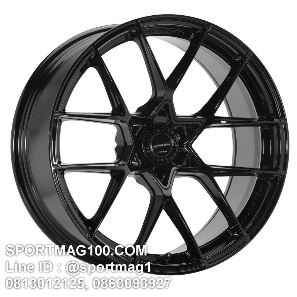 ล้อแม็กซ์ Lenso Jager Astra LITETECH+ ขอบ18นิ้ว 6รู139 สีดำเงา กว้าง9นิ้ว Offset15 [21968]