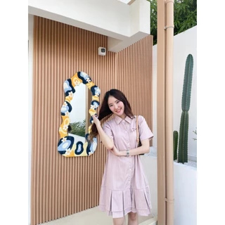 Sally dress เดรสสั้น เดรสเชิ้ต เสื้อเชิ้ต อก38 ยาว35นิ้ว