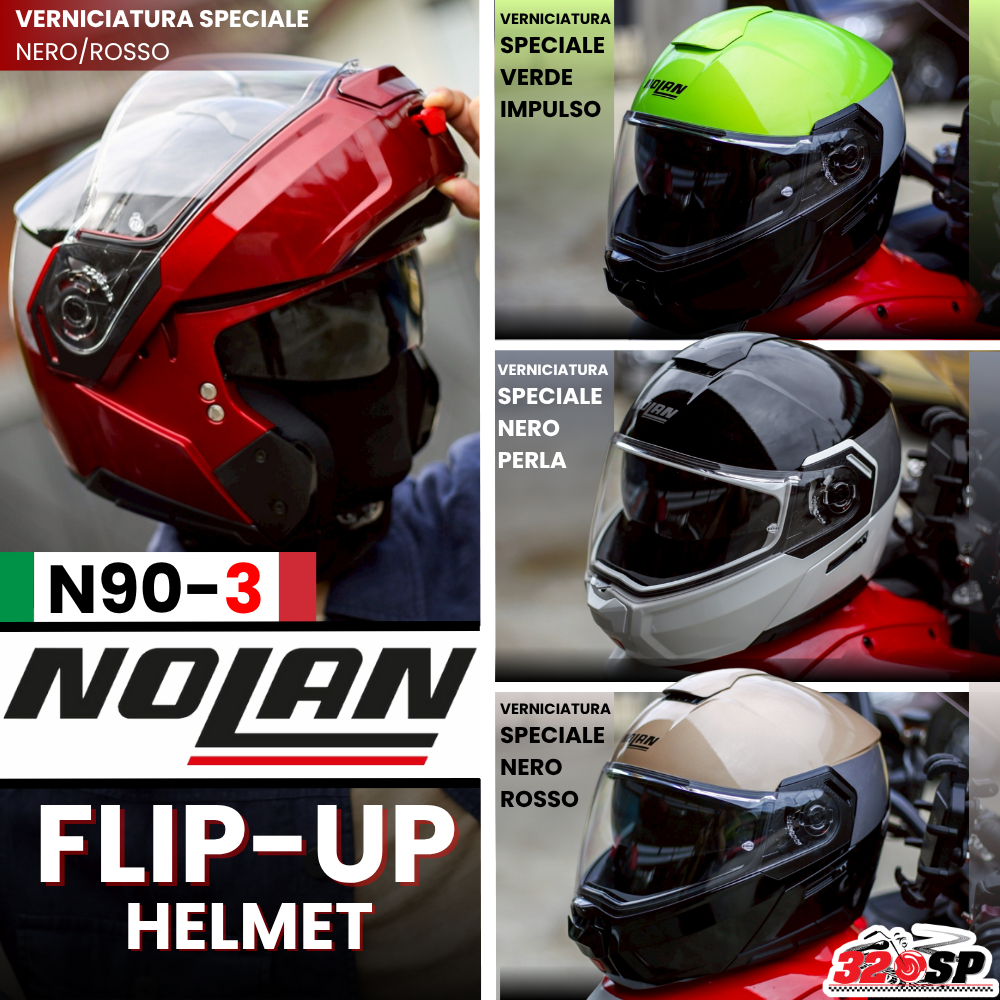 หมวกกันน็อคยกคาง Nolan N903 Flip Up แบรนด์ชั้นนำจากอิตาลี ส่งไว!! 320SP