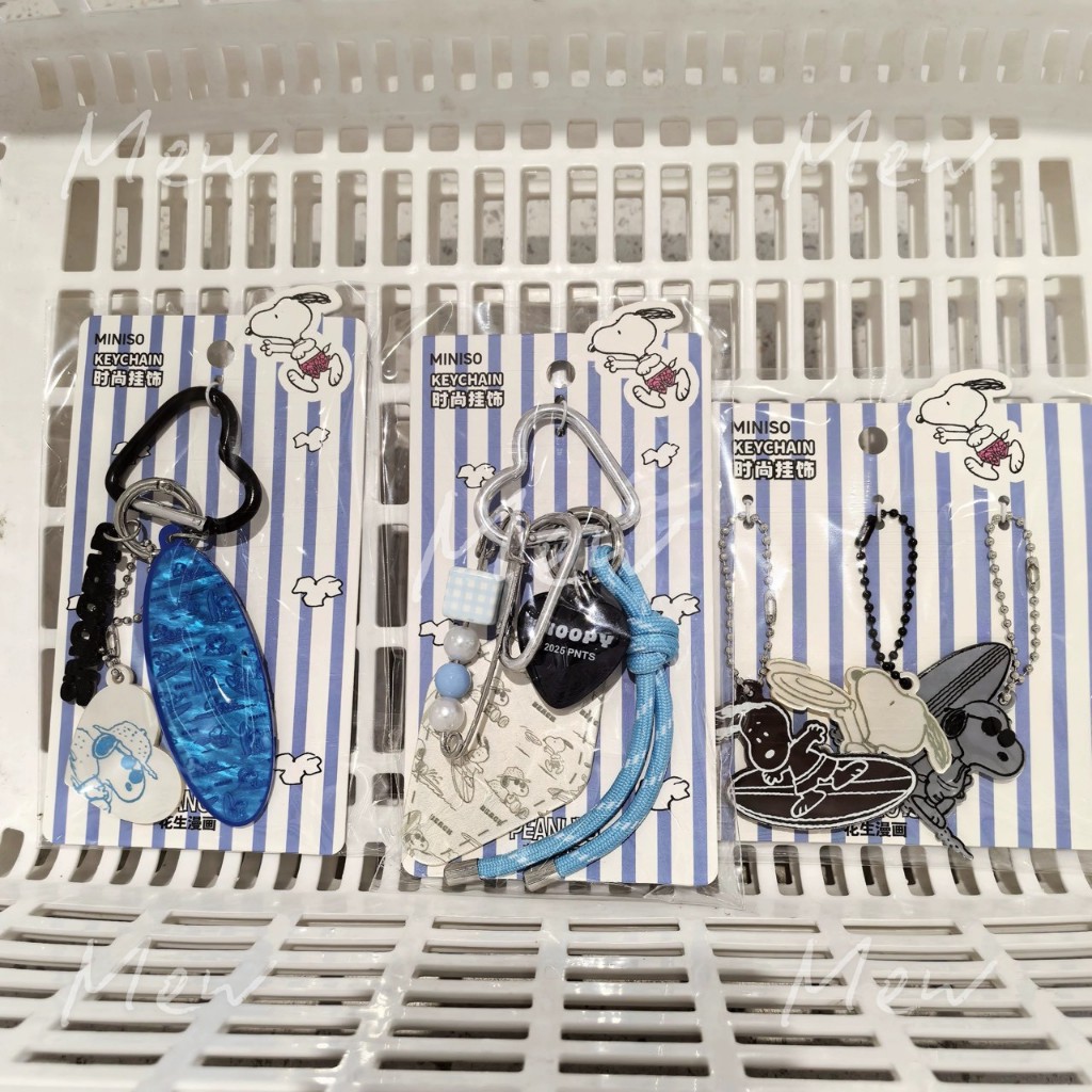 [ Preorder ] MINISO-Snoopy Keychain - พวงกุญแจ Snoopy Collection 2025