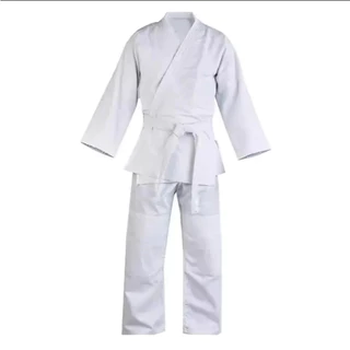 (ส่งด่วน)ชุดยูนิฟอร์มยูโด ครบเซ็ต Judo/Jujitsu ยูยิตสู สีขาว-น้ำเงินผ้าฝ้าย หนา 480g ไซต์ 110-190 cm