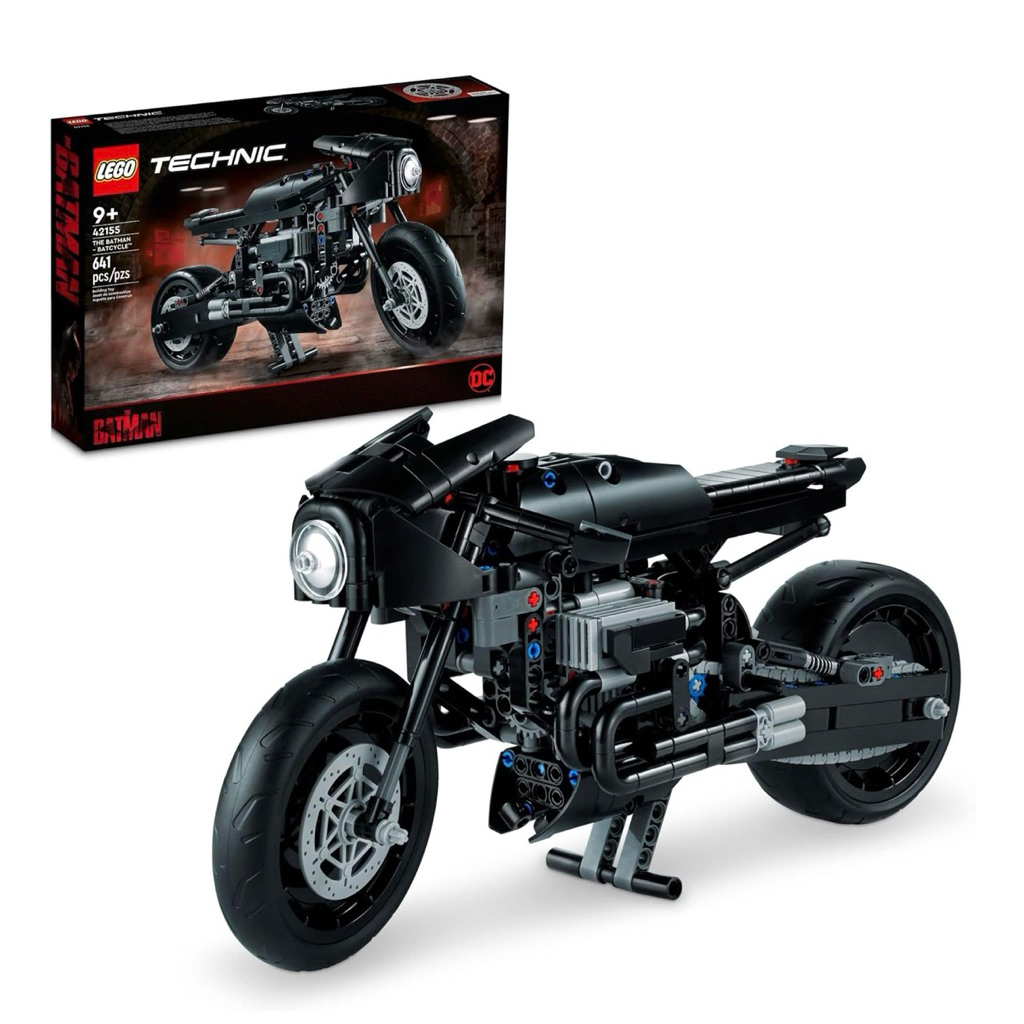 LEGO Technic The Batman – BATCYCLE Set 42155, Collectible Toy Motorcycle, Scale Model Building Kit o