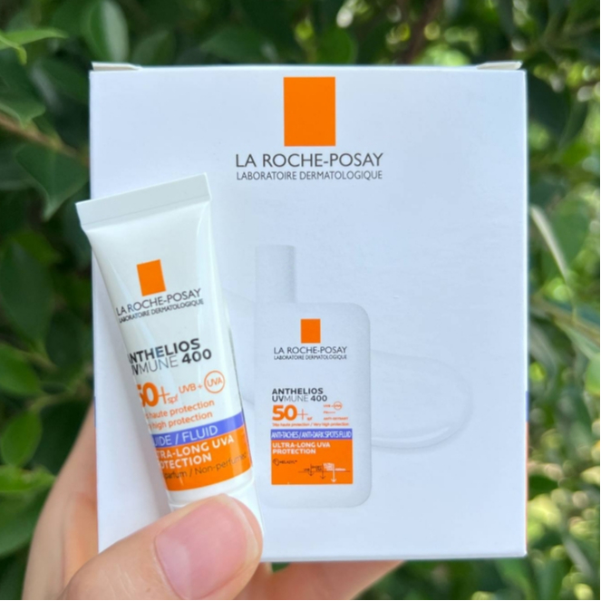 กันแดดลดฝ้า กระ จุดด่างดำ La Roche-Posay Anthelios UVMUNE 400 Anti Dark-Spots Fluid SPF50+ 3ml. สูตรใหม่ล่าสุด💥