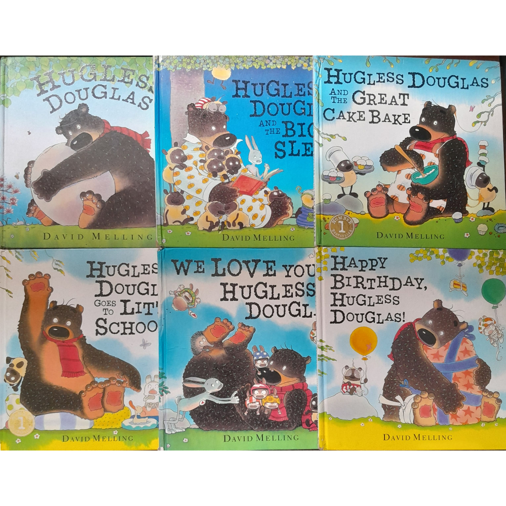 H61 hugless douglas series by david melling Picture Book หนังสือมือสอง ปกแข็ง