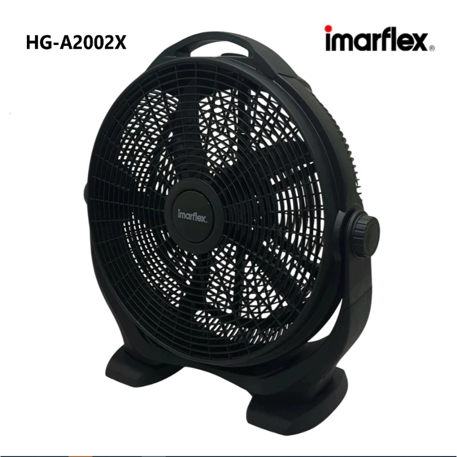 IMARFLEX พัดลมอุตสาหกรรม HG-A2002X  HG-A2002X  พัดลม ตั้งโต๊ะ ขนาด 20 นิ้ว  อิมาร์เฟล็กซ์ 5 ใบพัด รับประกัน 2 ปี
