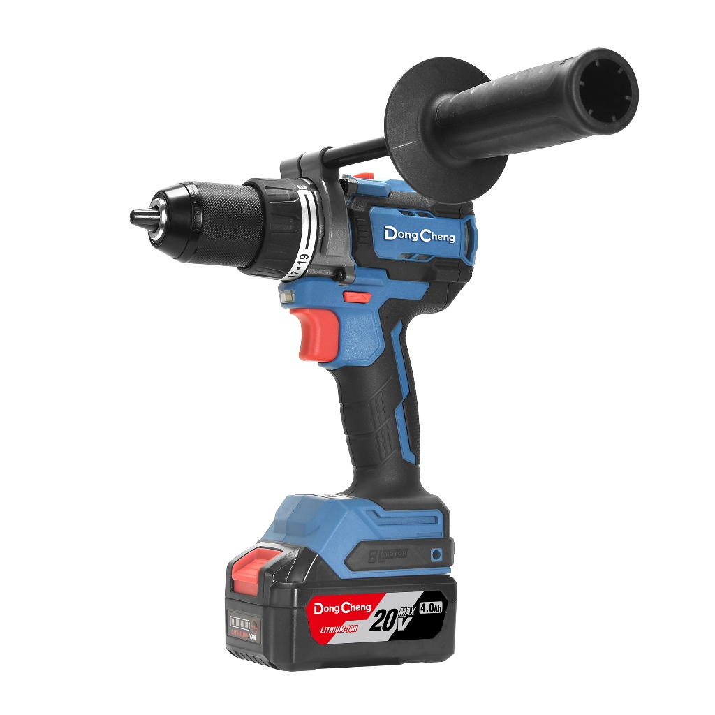 DONG CHENG สว่านไขควงกระแทกไร้สาย 3 ระบบ 20 โวลต์ รุ่น DCJZ20160i (TYPE EM) ครบชุด DCJZ20160i (TYPE 