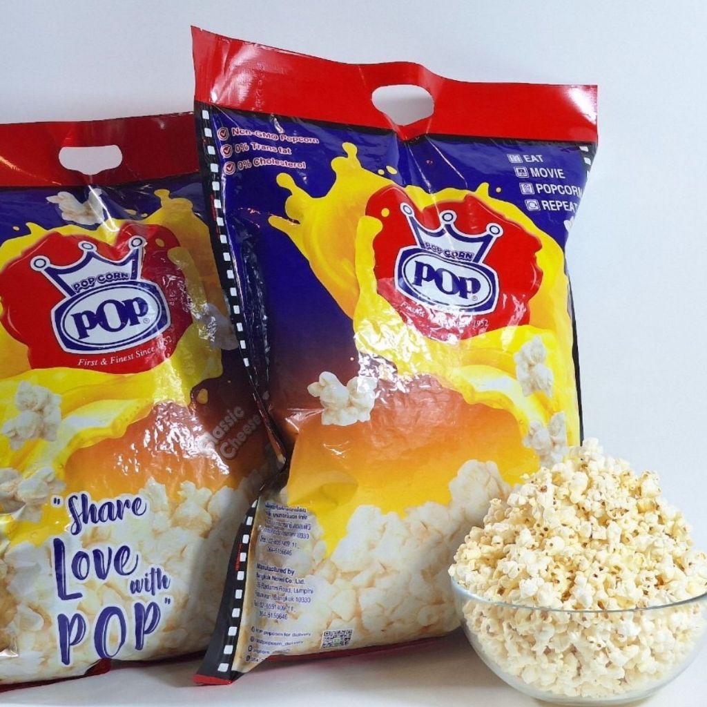 Popcorn พร้อมทาน ครึ่งกิโล 250บาท 1 ถุง