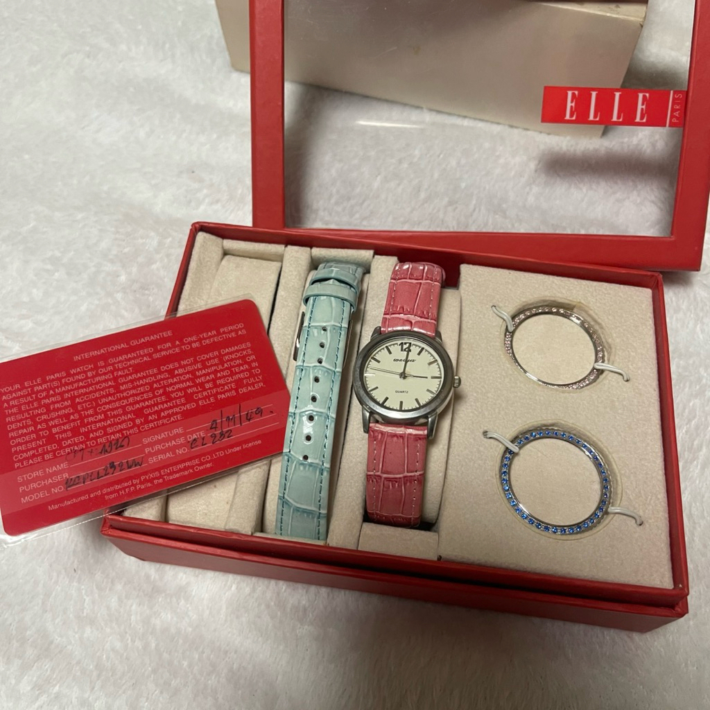 ELLE สายนาฬิกา 18mm และวงแหวนเพชรใหม่