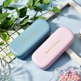 BLIVO กล่องใส่แว่นตา วินเทจ แบบพกพา ที่ใส่แว่นตา หนัง PU พร้อมส่ง