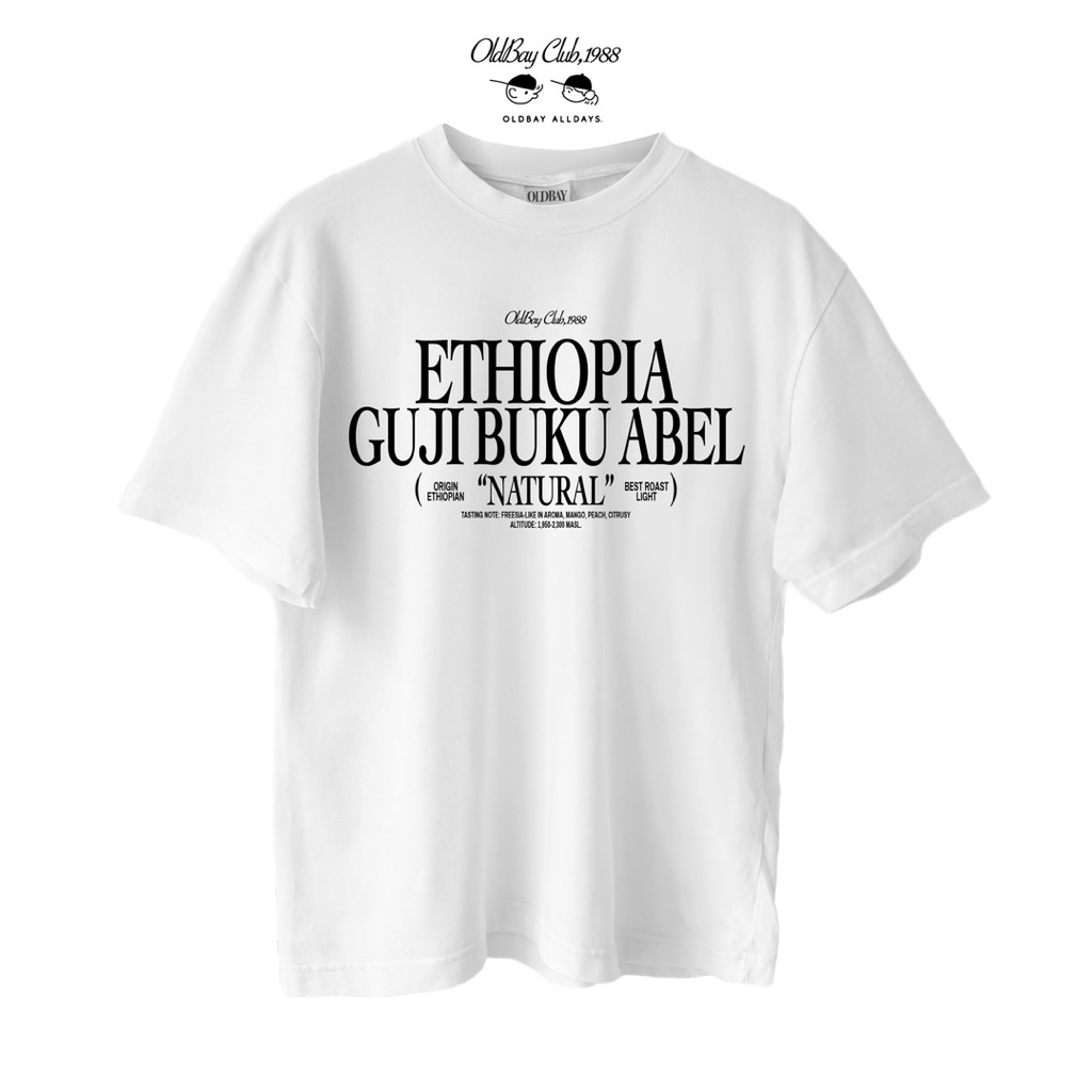 OLDBAY® เสื้อยืด “  ETHIOPIA GUJIBUKU ABEL "