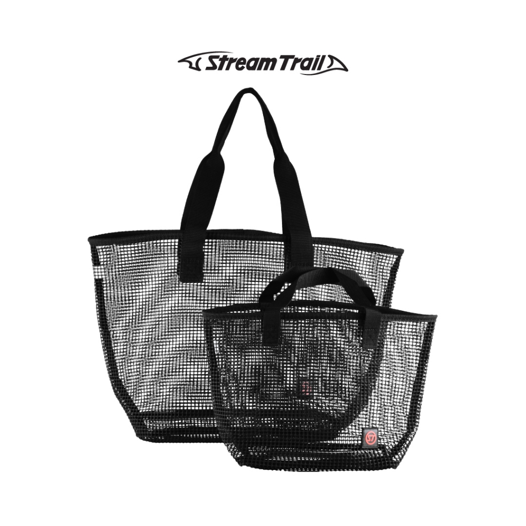 Stream Trail-Mesh Tote, S 2 Size PVC Material