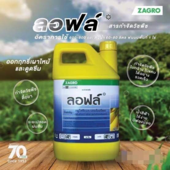 ZAGRO ลอฟล์ กลูโฟซิเนต ยาฆ่าหญ้า 4 ลิตร