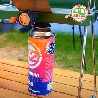 แก๊ส K2 gas แก๊สซาลาเปา (Butane Gas) สำหรับเตาแคมป์ปิ้ง เตาแก๊ส ตะเกียงแก๊ส ไฟแรง คุณภาพสูง ปลอดภัย