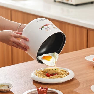 หม้อหุงข้าว หม้อไฟฟ้า อเนกประสงค์ความจุ 1 ลิตร ขนาด 17 ซม.เหมาะสำหรับ1-2ท่าน สีสันเรียนหรู ใช้หุงข้าว ต้ม แกง อุ่น ได้