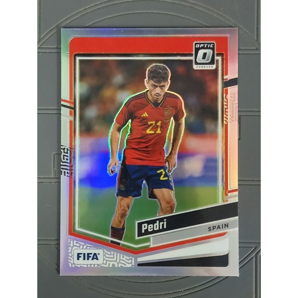 Pedri 2023-24 Donruss FIFA OPTIC VELOCITY PRIZM  Card #52 SPAIN