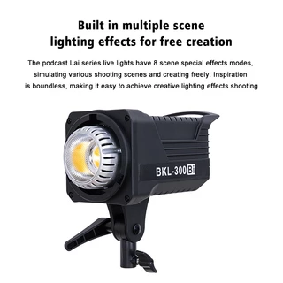 BKL-300W ไฟสตูดิโอ 3200-5600K ไฟถ่ายรูป ชนิดความสว่างสู ไฟเติมแสง LED ไฟถ่ายวิดีโอระดับมืออาชีพไฟสตูดิโอ