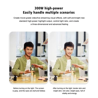 BKL-300W ไฟสตูดิโอ 3200-5600K ไฟถ่ายรูป ชนิดความสว่างสู ไฟเติมแสง LED ไฟถ่ายวิดีโอระดับมืออาชีพไฟสตูดิโอ